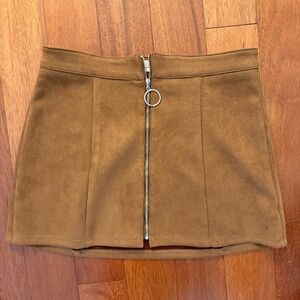 Altar’D State Suede Mini Skirt